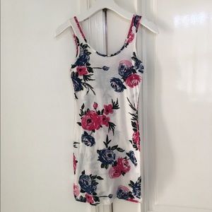 Floral Stretchy Tank Top/Tunic/Dress